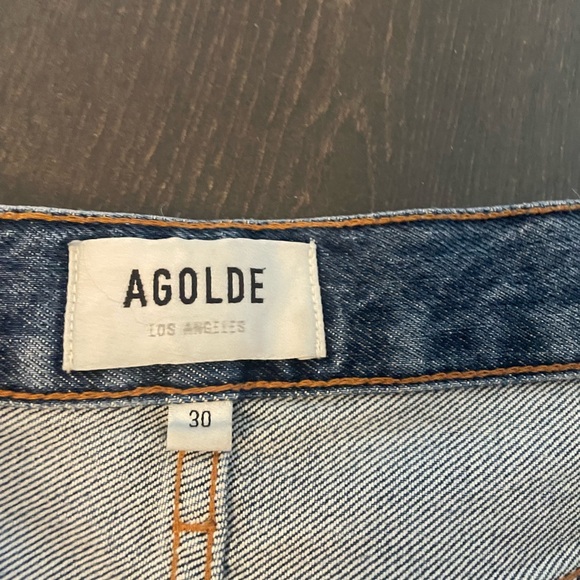 Agolde Ripley Jean Denim Air Blue Size 30 - Picture 4 of 6